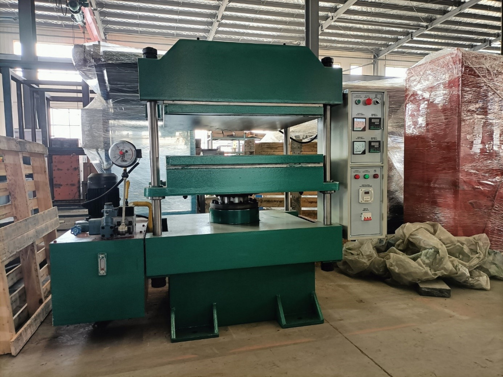 Пресс для вулканизации резиновой крошки XLB-D800 х 800 х 1